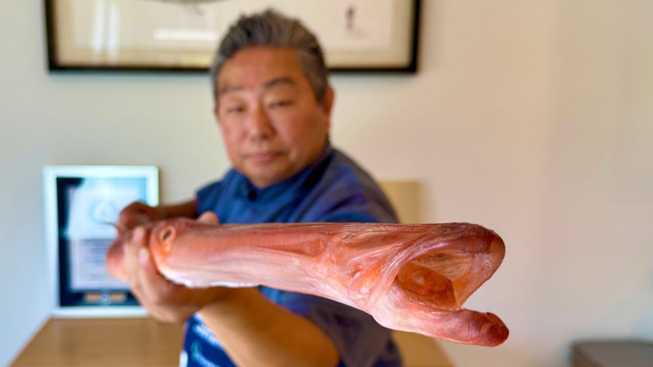 Would You Try This Very Long Fish? My First Time...