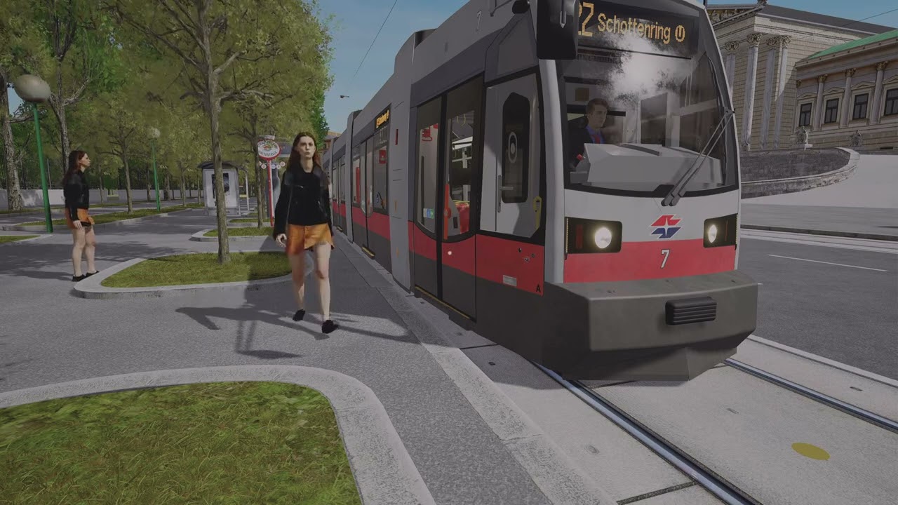 TramSim - Console Edition: ULF A, Vienna.