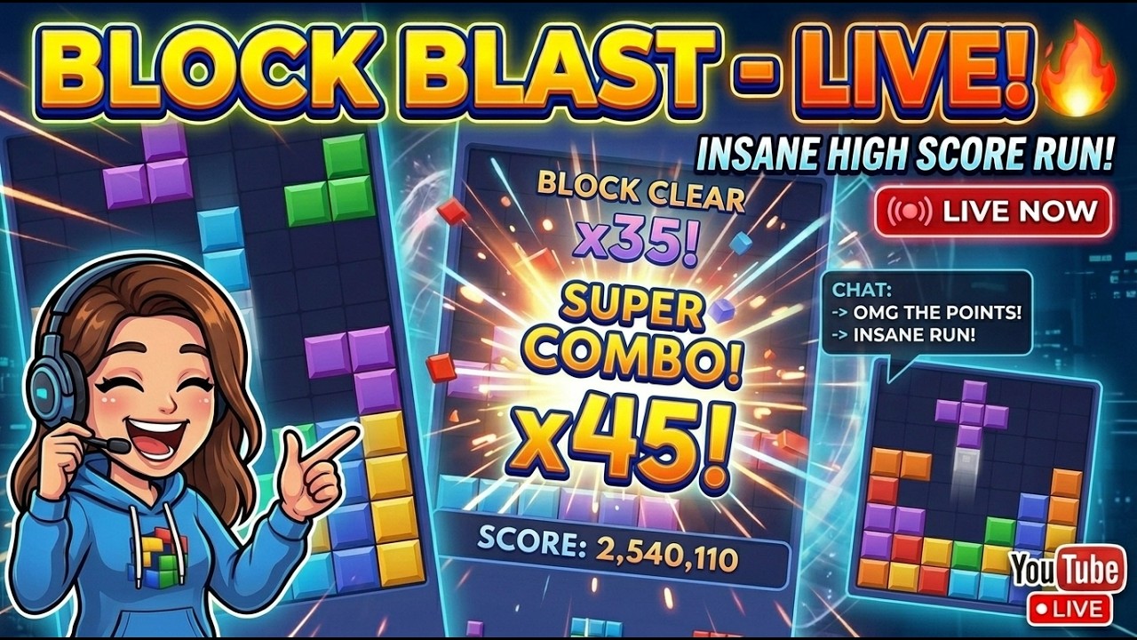 🔴 Live Block Blast Go go go!!!