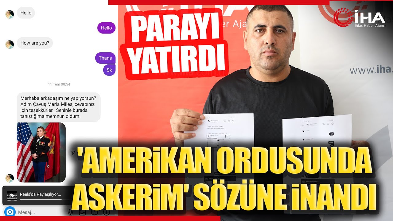 Amerikan Ordusunda Askerim Diyen Kadın Hesabı Üzerinden Dolandırıldı