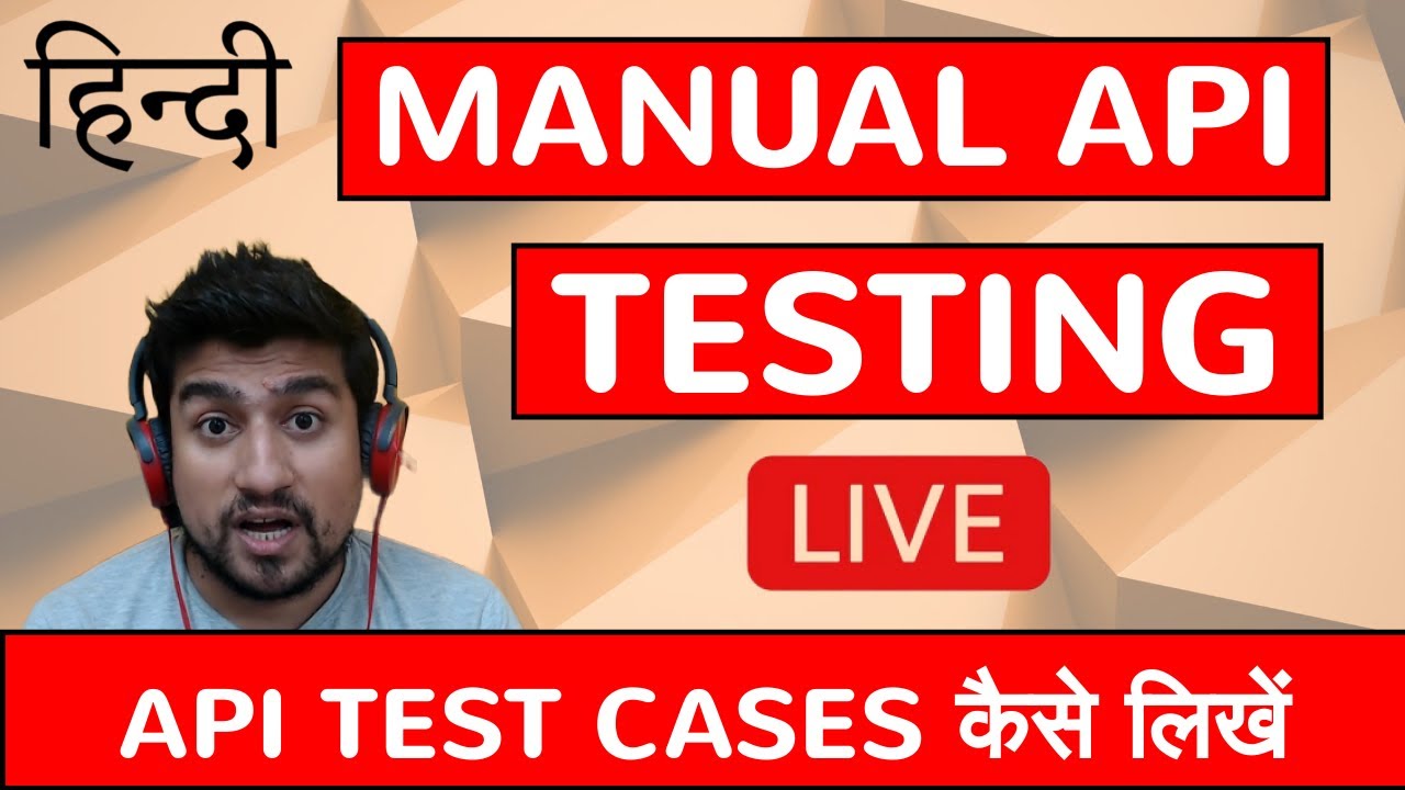 Manual API Testing with Test Cases [LIVE]