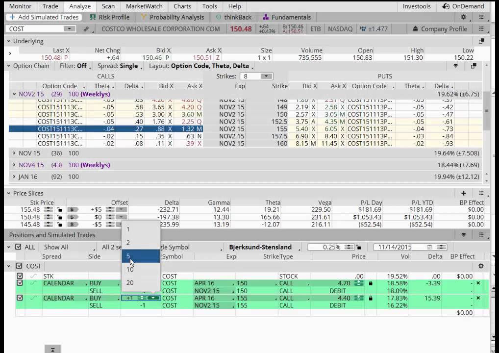 Why I Like Calendar Spreads and Diagonal Spreads