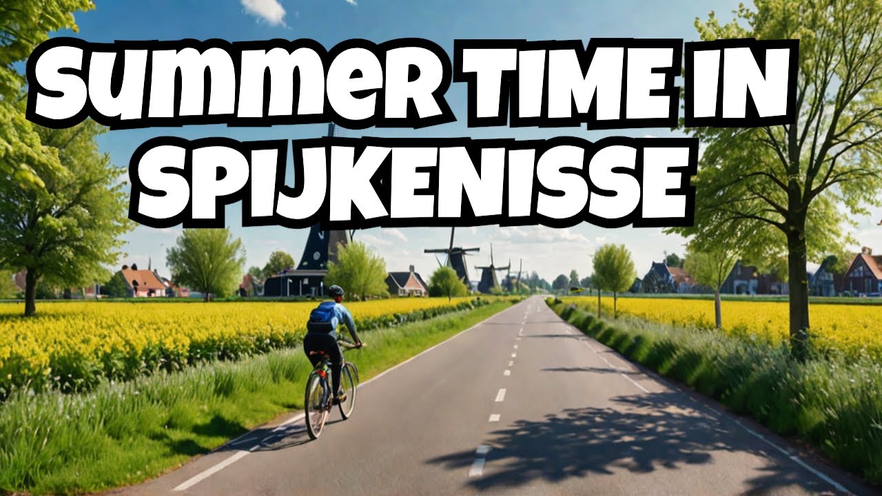 The PERFECT Place to Bike: Spijkenisse, Netherlands (4K) Part 1