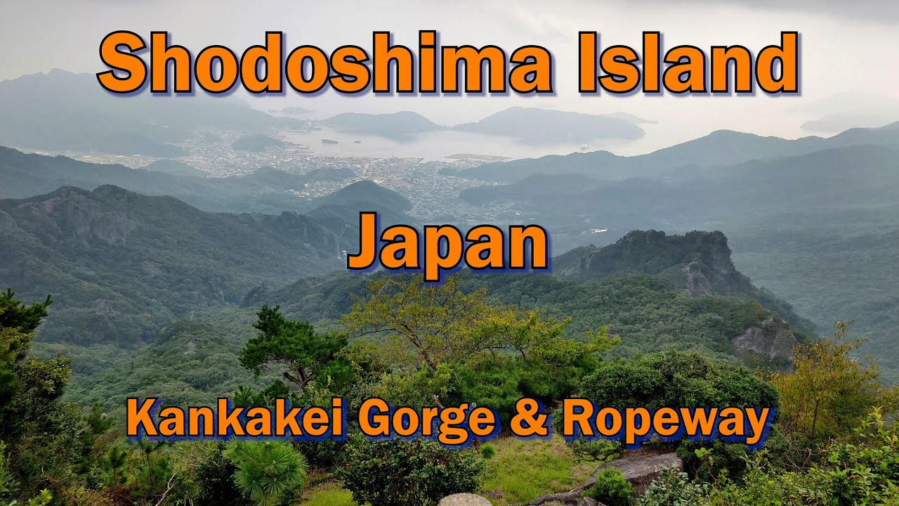 Shodoshima Island, Kankakei Ropeway, Japan - 20 Sep 2023 - 4K