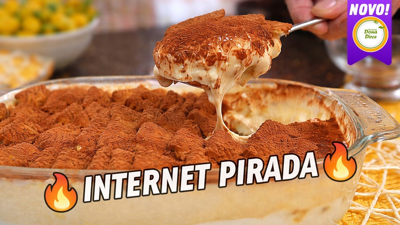 Essa Sobremesa JAPONESA Explodiu na Internet 😱 Sem Forno! #1301