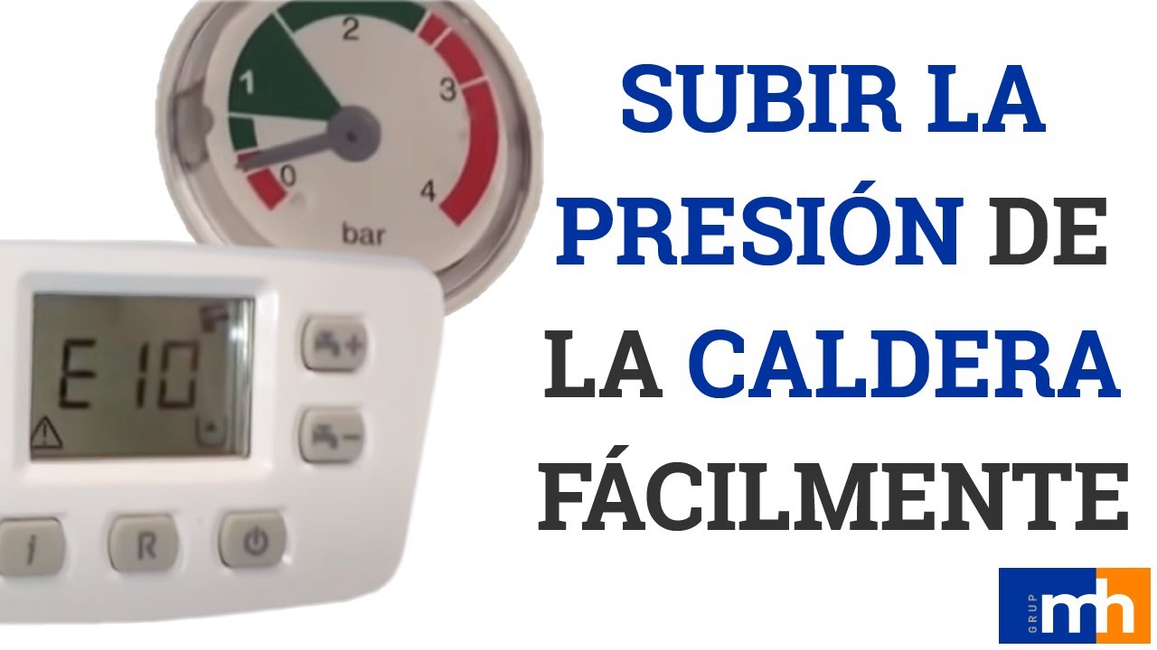 Cómo subir la presión de la caldera fácilmente - GRUP mh