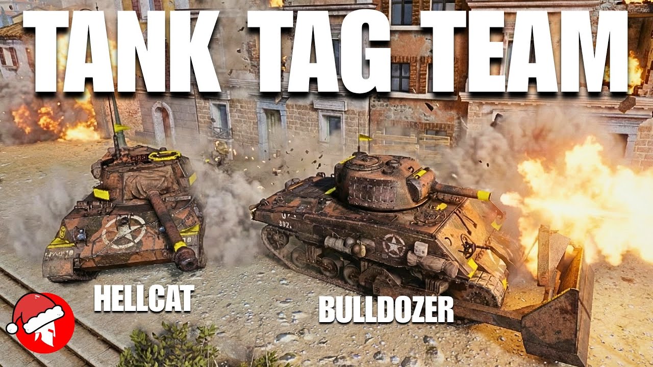 The Unbeatable Tank Tag Team! - 4vs4 - US Forces - Company of Heroes 3