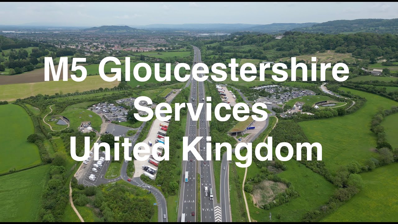 M5 Gloucestershire Services By Drone