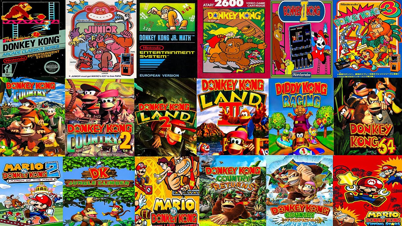 The Evolution of DONKEY KONG Games (1981-2015)