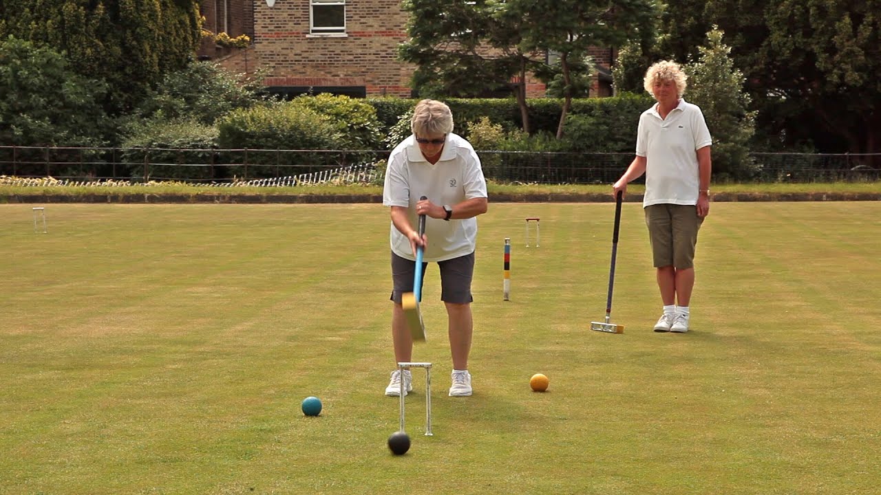 Croquet practice video