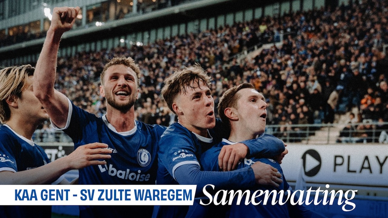 🎬 KAA Gent - SV Zulte Waregem: 2-0 (JPL MD 29 🏆)