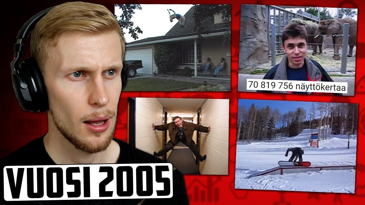 Reagoidaan YouTuben ensimmäisiin videoihin!