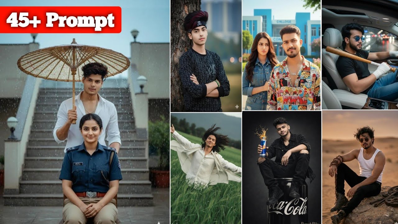 🔥 New 45 AI Photo Prompts | Instagram Boys Trend 2026