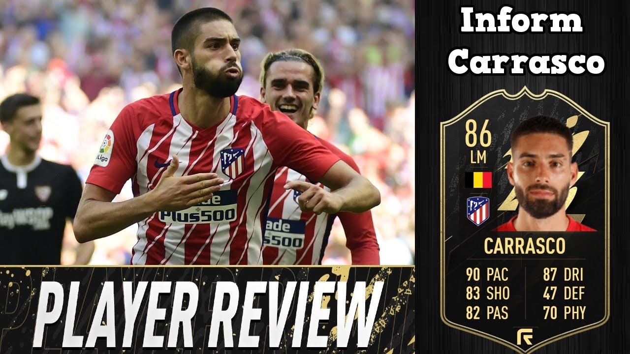 86 INFORM YANNICK CARRASCO PLAYER REVIEW - FIFA 22 ULTIMATE TEAM