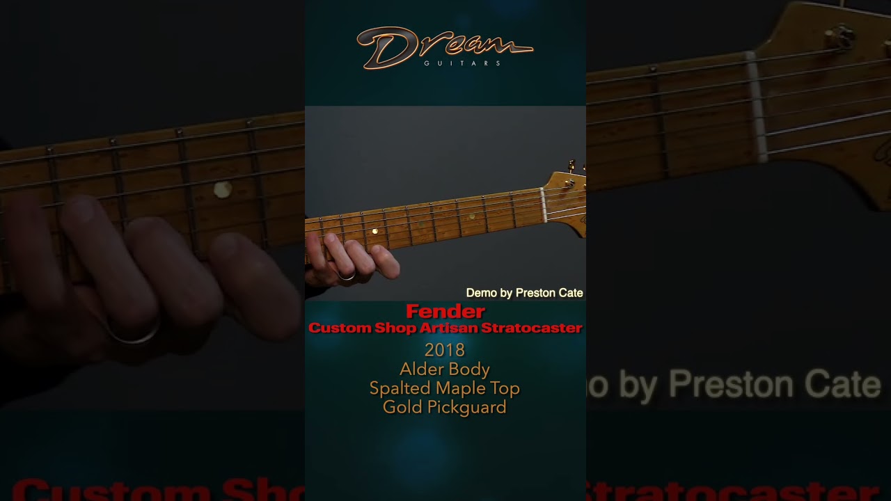 2018 Fender Custom Shop Artisan Stratocaster, Alder/Spalted Maple