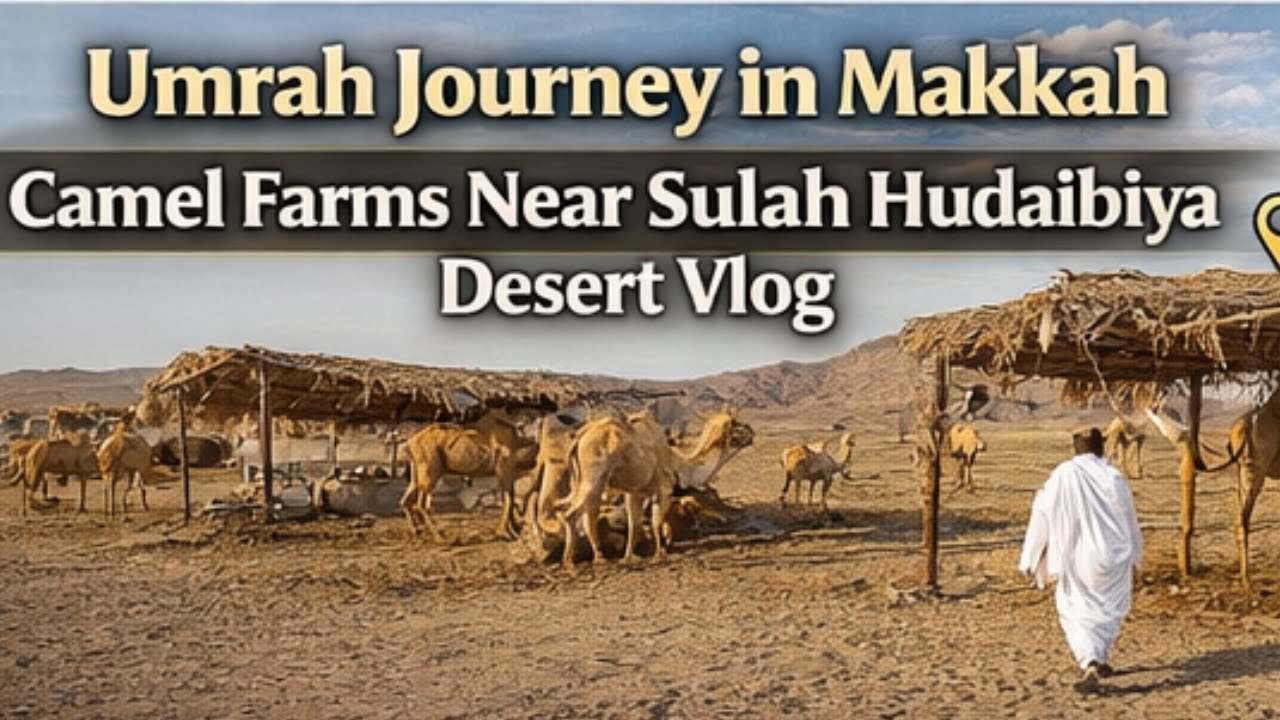 Umrah Journey in Makkah | Camel Farms Near Sulah Hudaibiya | Desert Vlog