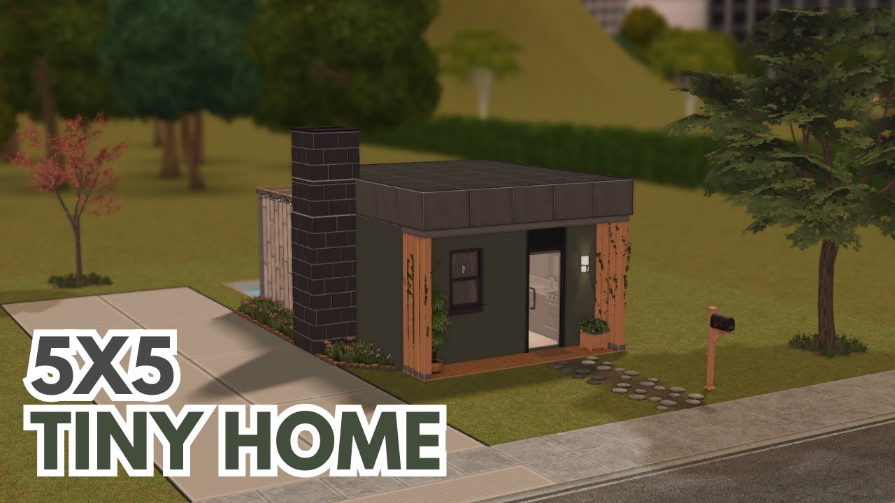 5x5 Tiny Home Challenge | The Sims 2 Speed Build | No CC