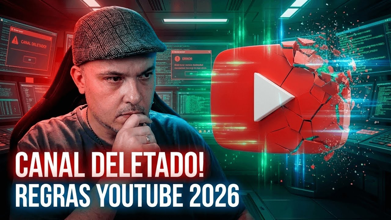 URGENTE: Seu canal Dark pode ser DELETADO pelas novas regras do YouTube em 2026