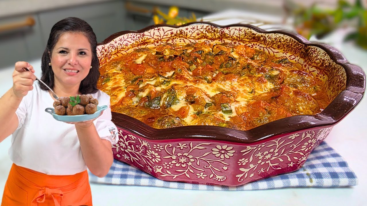 DIRETO NO FORNO! RECEITA RÁPIDA DE ALMONDEGAS COM MOLHO