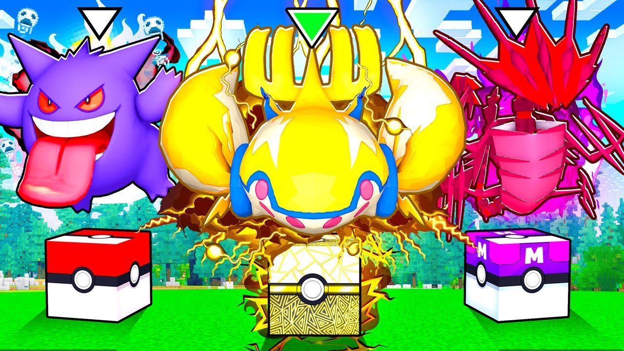 LUCKY BLOCKS Choose Our STARTER POKEMON! (Minecraft Pixelmon)