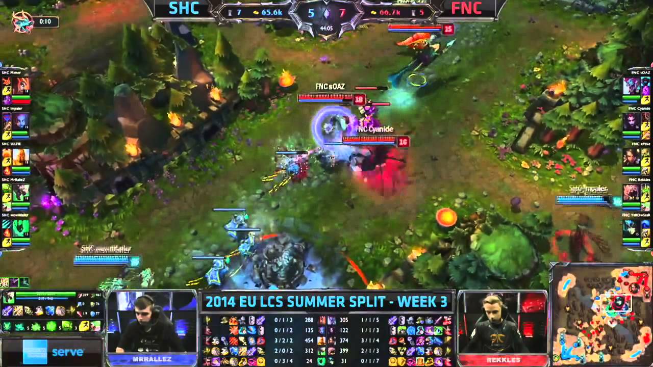 SHC vs FNC - 2014 EU LCS Summer Split W3D1 [Highlights]