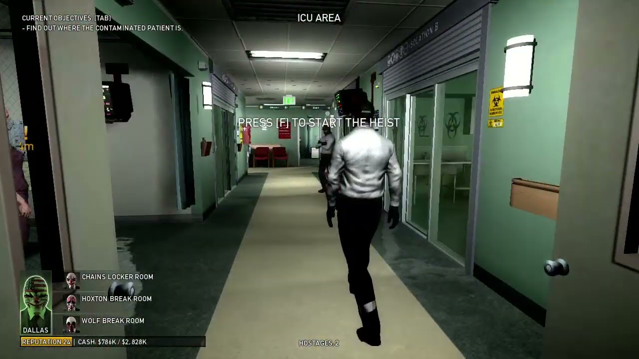 Payday The Heist no mercy ( plan A stealth )