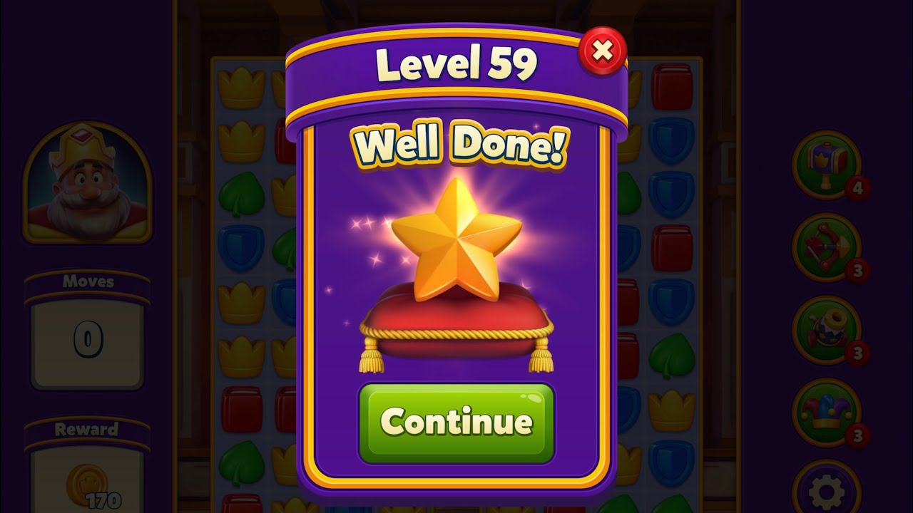 Royal Match - King Robert - Super Hard Level 59