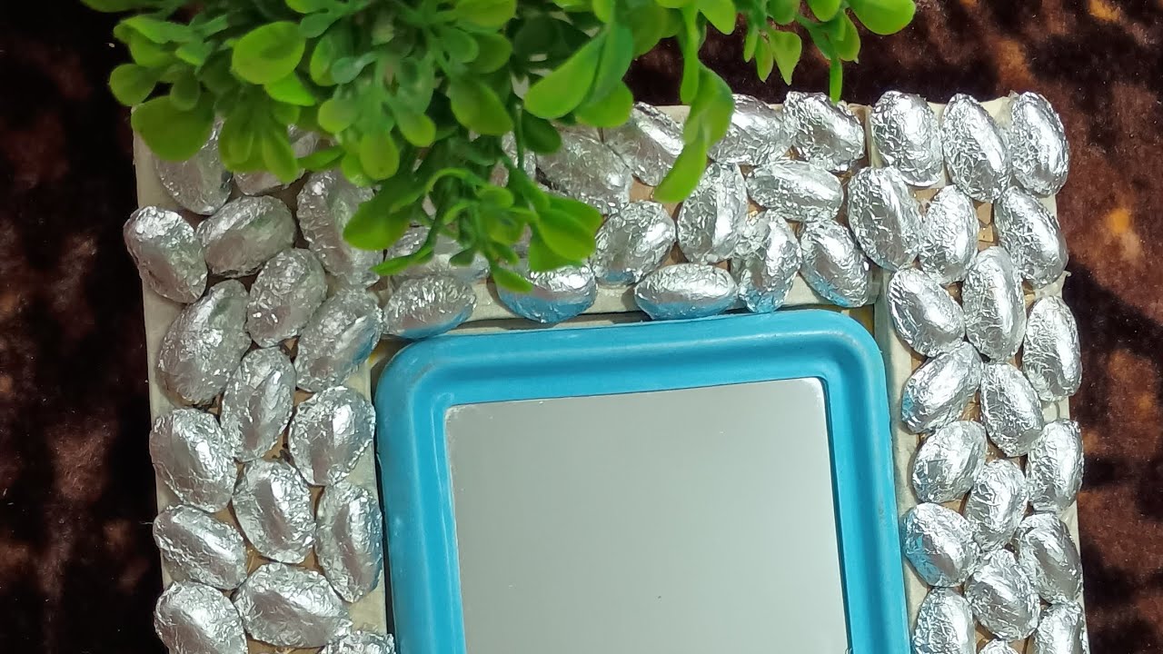 ♥️Pista shell ♥️mirror 🌹diy cardboard