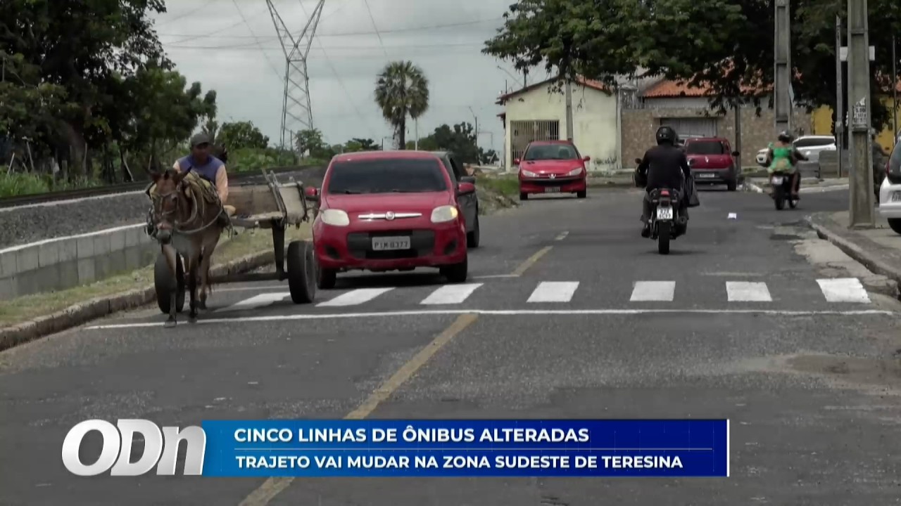 Cinco linhas de ônibus alteradas: Trajeto vai mudar na zona sudeste de Teresina 26 02 2026