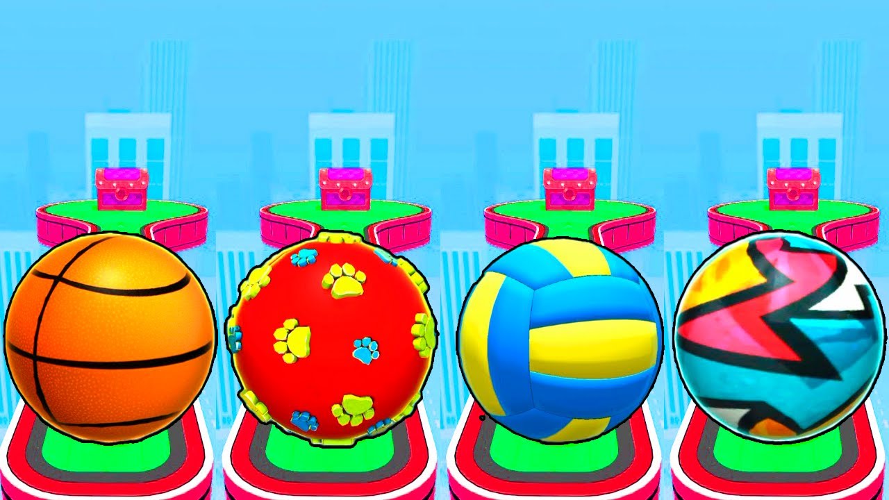 Fly Ball Jump (clone Going Ball) - Normal Levels vs Reverse Levels! Race-642