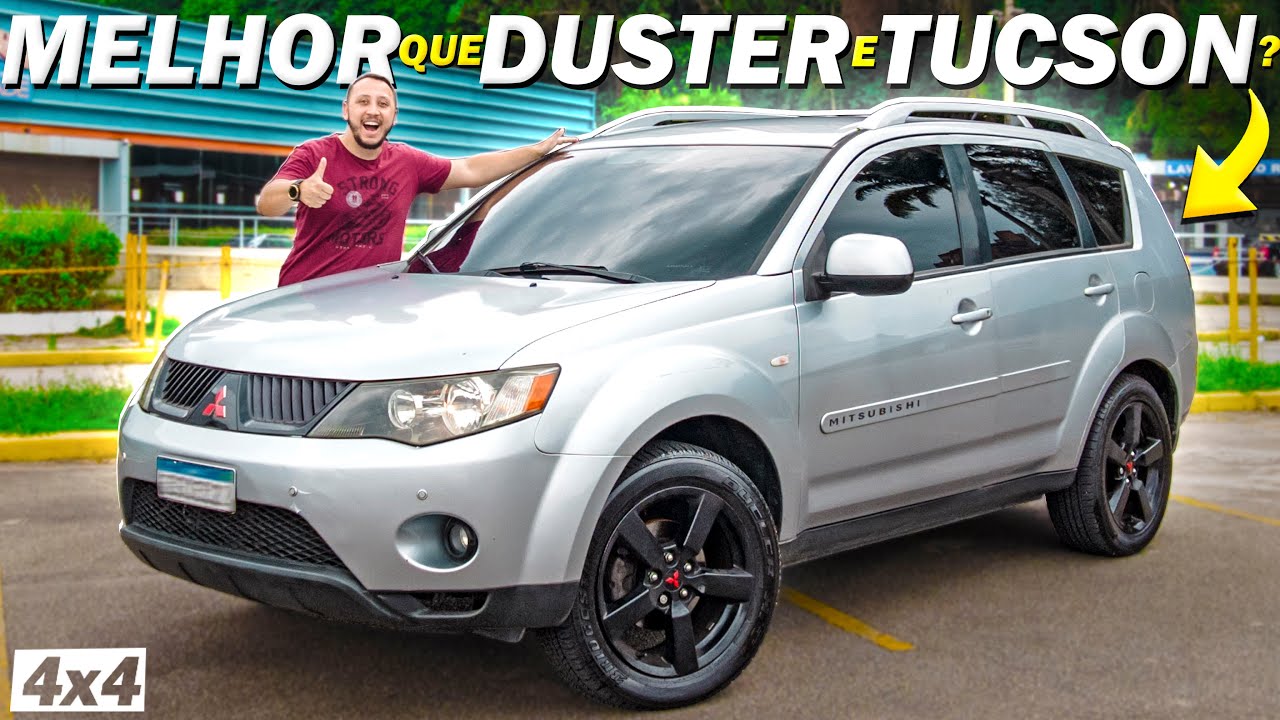 UM SUV 4x4  BARATO e INCRÍVEL QUE O BRASILEIRO NÃO COMPRA 😱  Mitsubishi Outlander V6