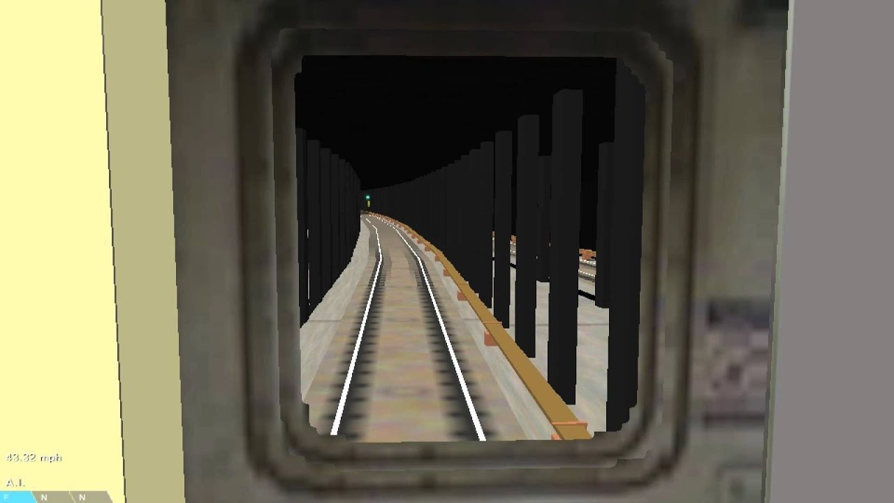 OpenBVE: RFW (E) Line Time Lapse
