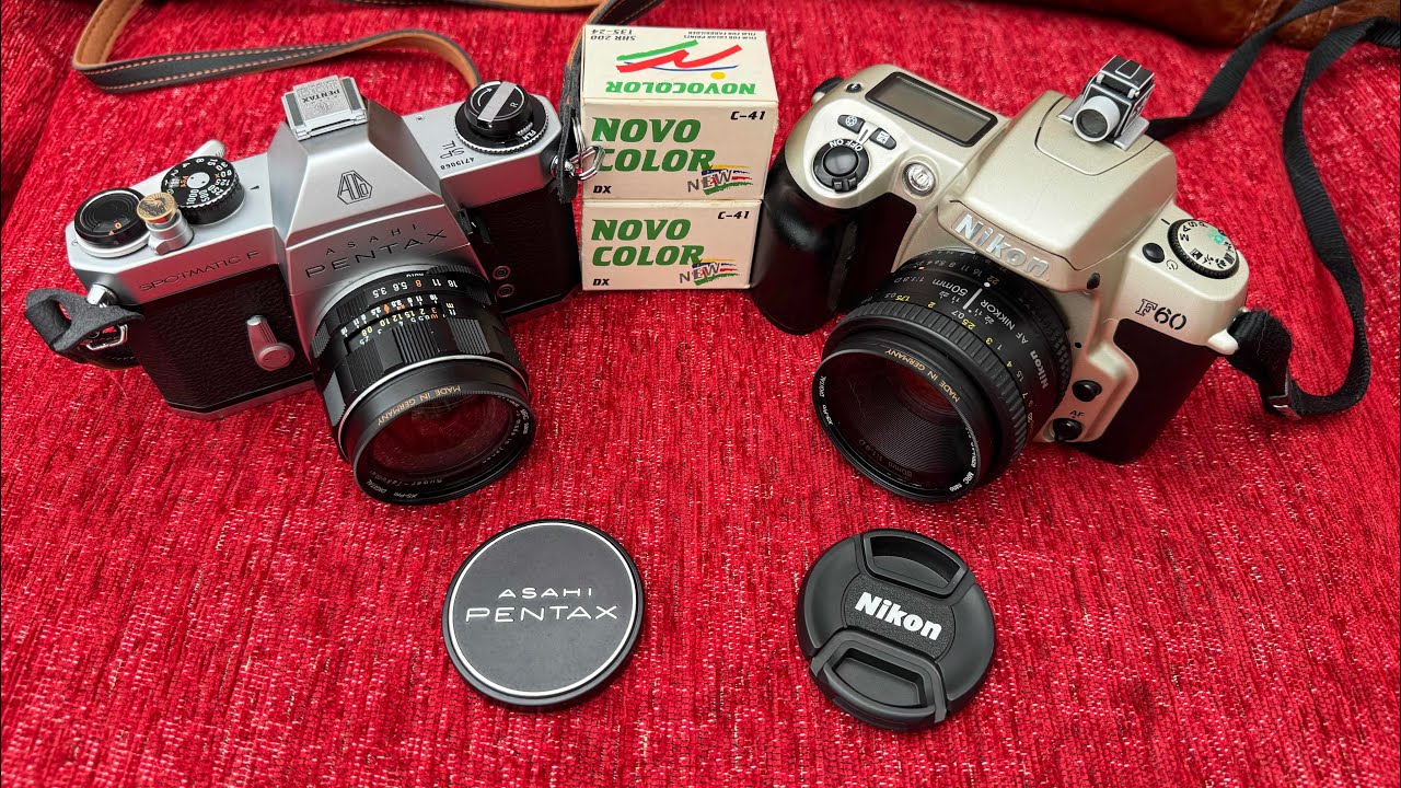 How to Load Film in 2 Classic Cameras | Pentax Spotmatic F vs Nikon F60