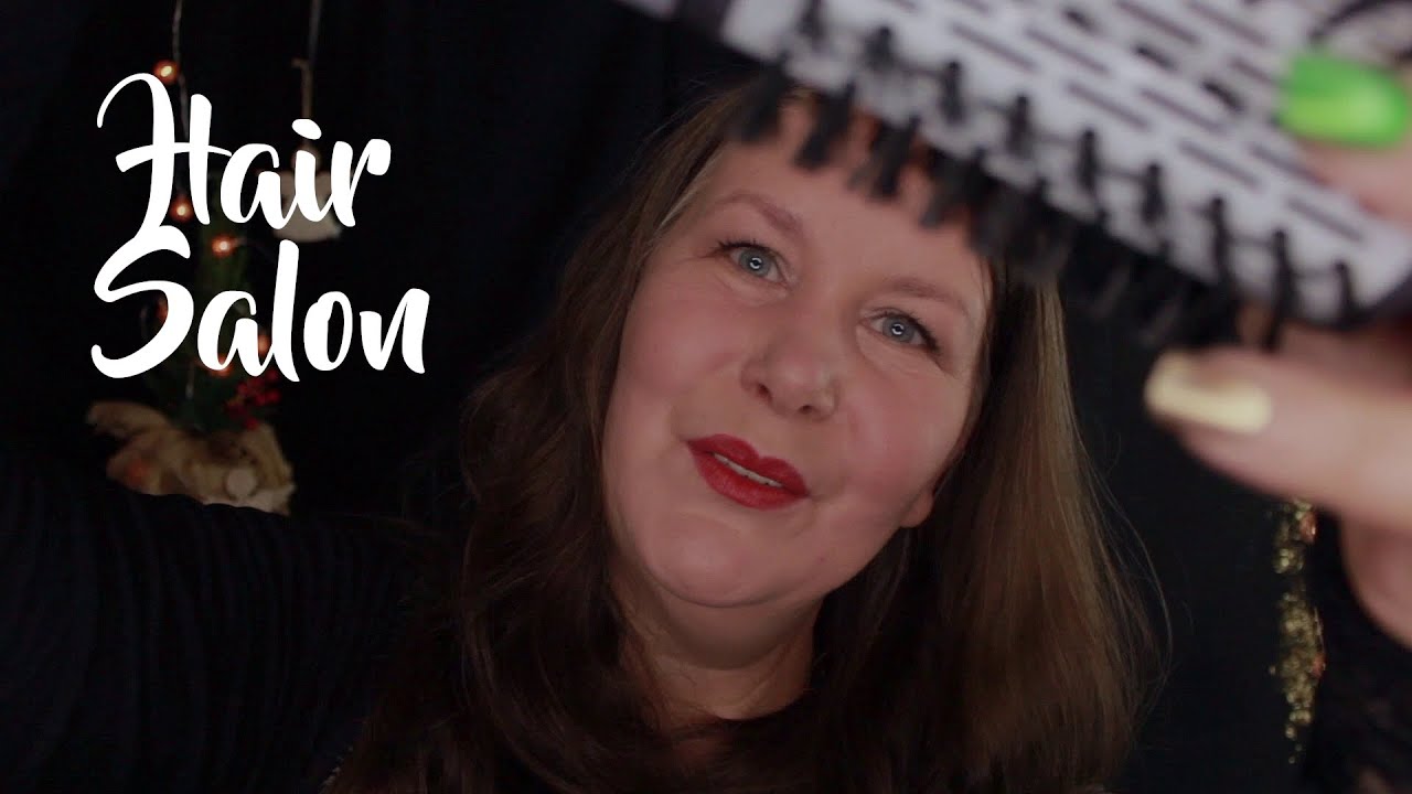 ASMR Dein Friseurbesuch vor Weihnachten Roleplay ♡ Hair Salon ♡ Personal Attention german/deutsch