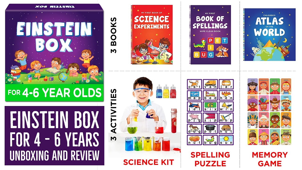 Einstein box for 4-6 year old | Unboxing and Review | M&P Bliss