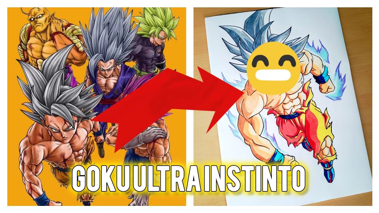 COMO DIBUJAR a GOKU | ULTRA INSTINTO