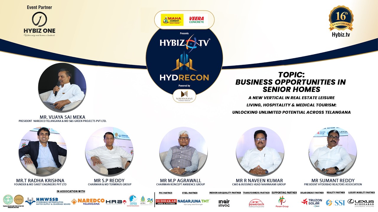 Business Opportunities in Senior Homes | Hospitality Meets Healthcare in Telangana | HYDRECON 2026