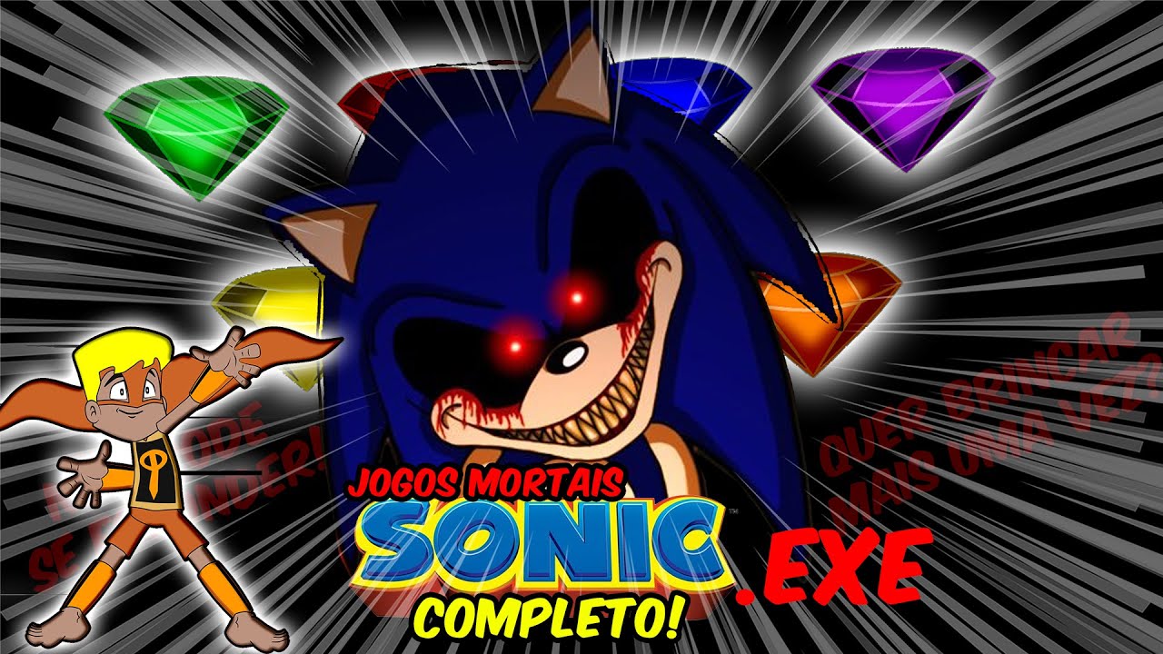 Jogos Mortais de SONIC.EXE (completo) | Capitão Prego e Sonic Vs Sonic.exe e Dr Robotnik
