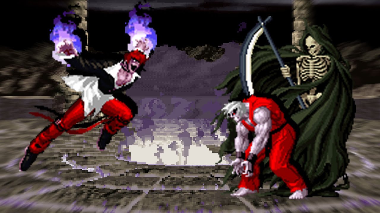 Orochi Iori vs Orochi Ken (Inferno Walker Ken) - BATTLE GAMEPLAY