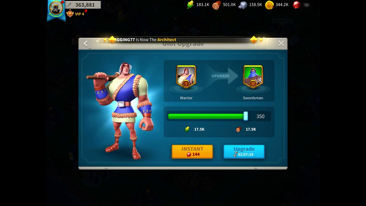 How to upgrade your   Troops in rise of kingdoms