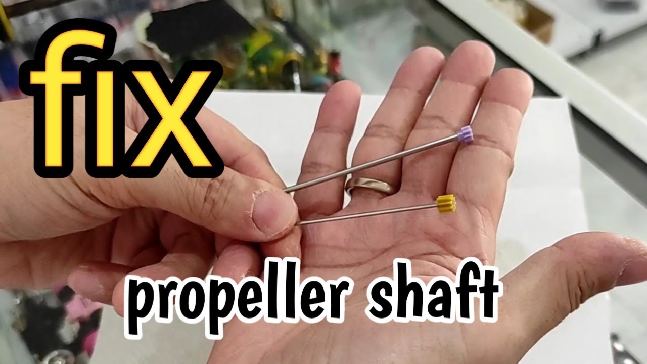 How To Fix Loose Propeller Shaft on Mini4wd Tamiya