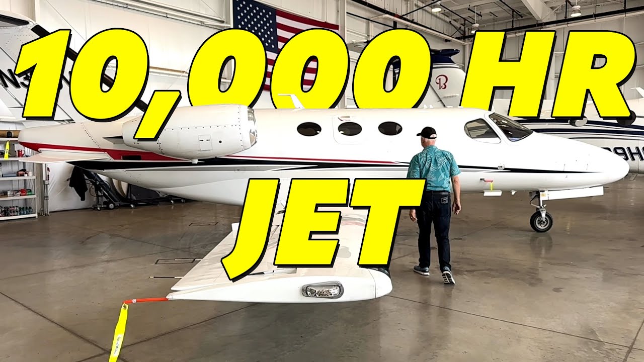 10 000 часов на реактивном самолёте!? Экскурсия на Cessna Citation Mustang C510 от 15-летнего пил...