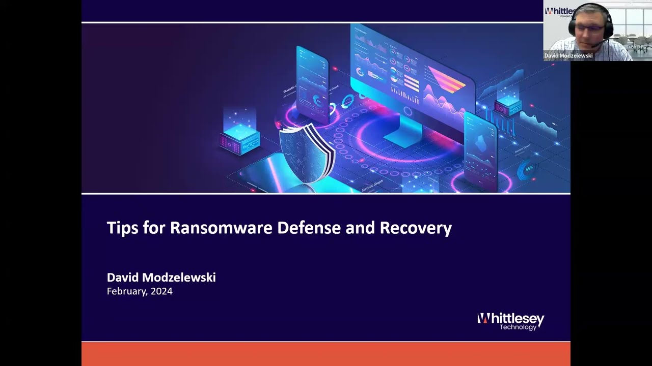 Webinar: Tips for Ransomware Defense and Recovery