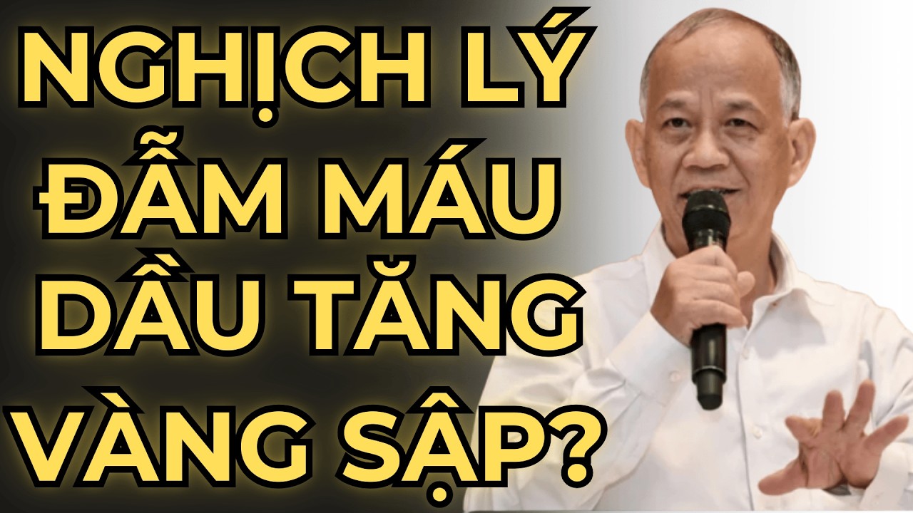 NGHỊCH LÝ ĐẪM MÁU: Dầu Tăng, Chiến Tranh Leo Thang Nhưng Tại Sao Vàng Vẫn Sập?