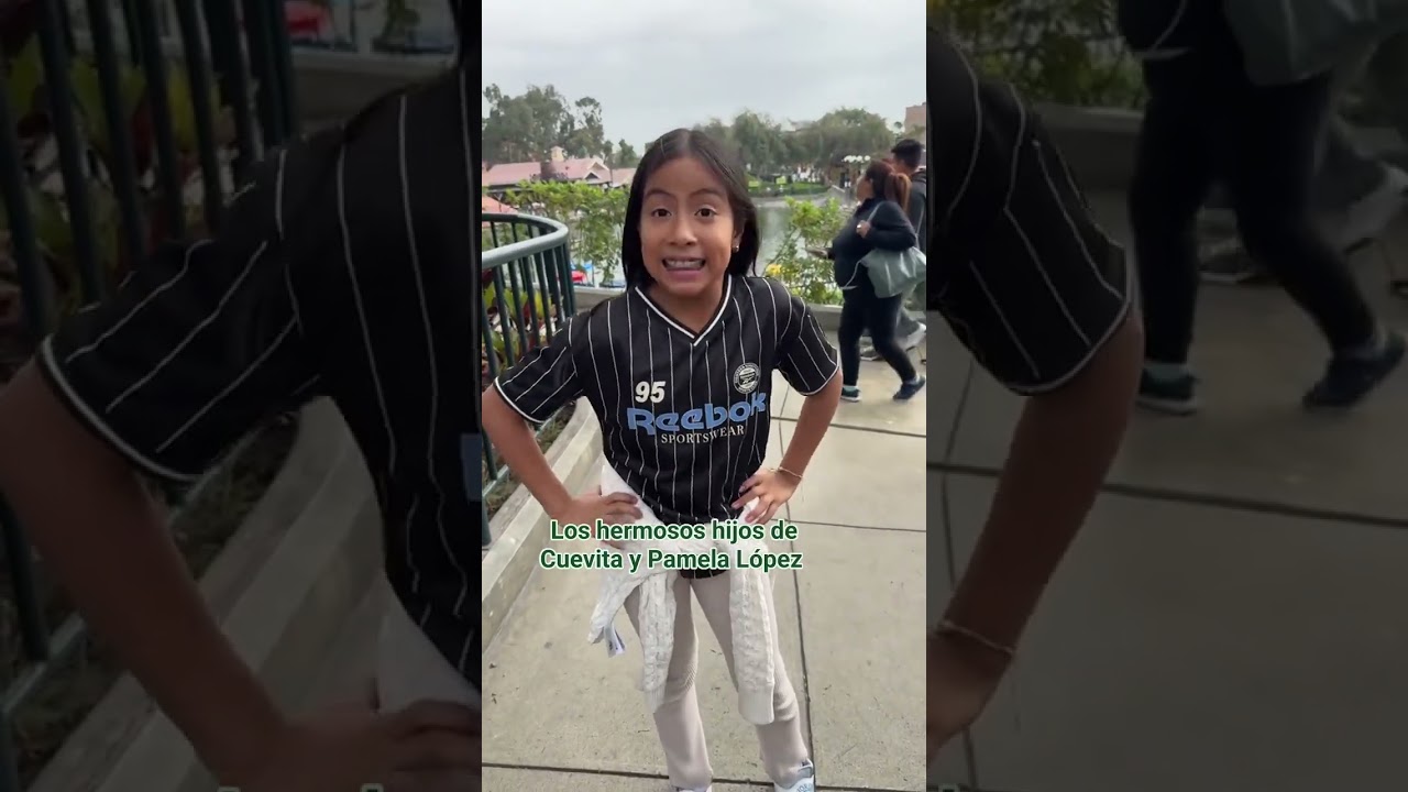 Los hermosos hijos de Cuevita y Pamela L&oacute;pez. #farandulaperuana
