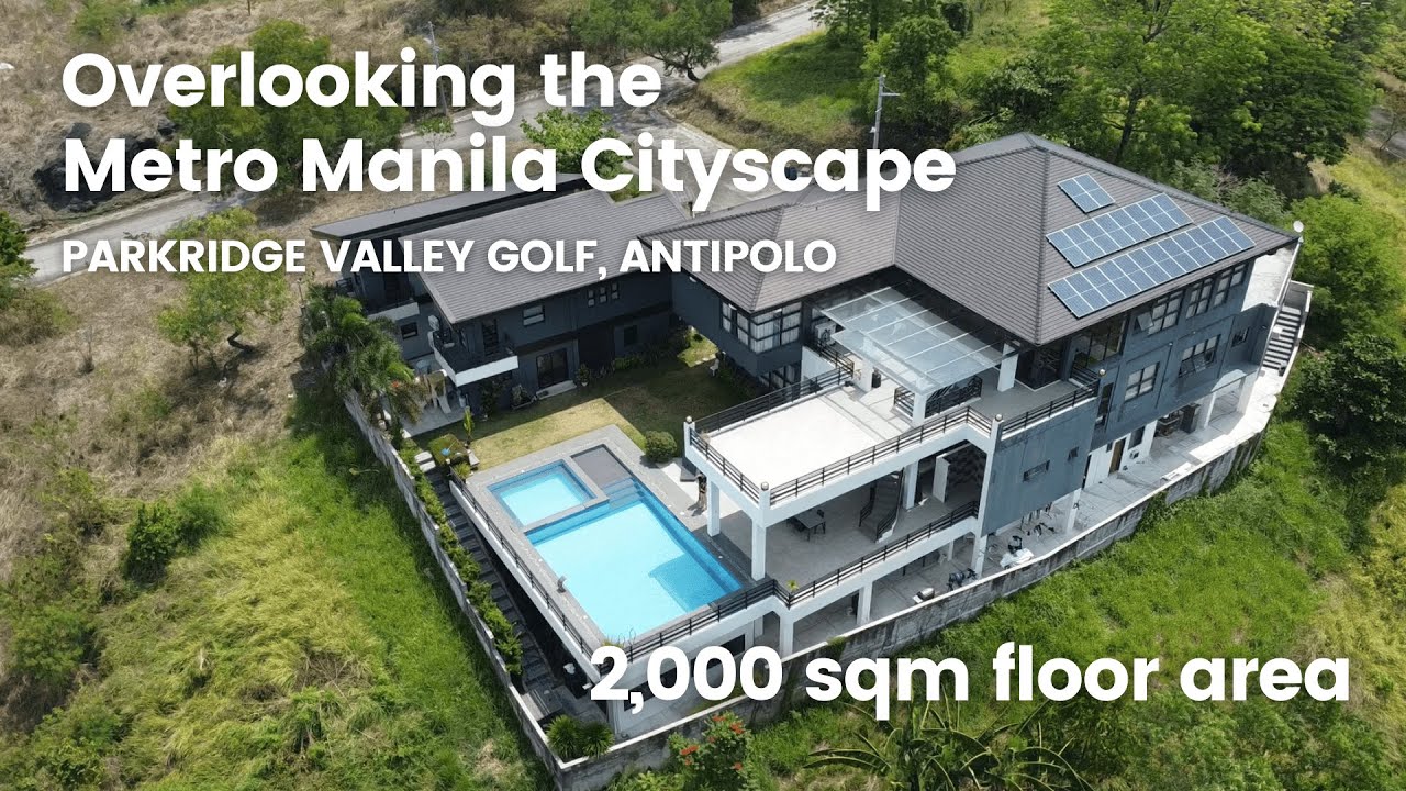 Вид на городской пейзаж Манилы │ Parkridge Estate Valley Golf, Антиполо