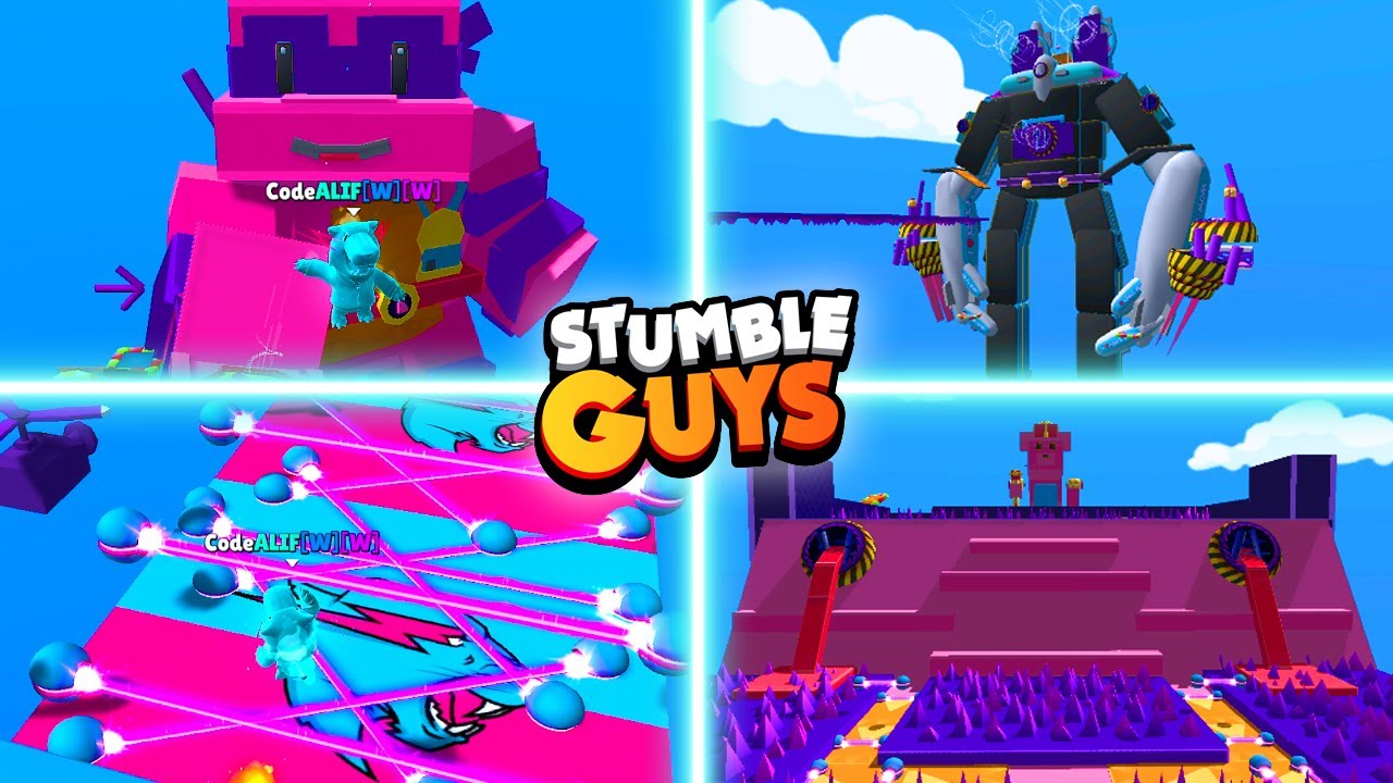 PLAY 13 NEW WORKSHOP PARKOUR MAPS STUMBLE GUYS‼️ MRBEAST LASER NINJA TURTLE SUPER BEAR TITAN PROJECT