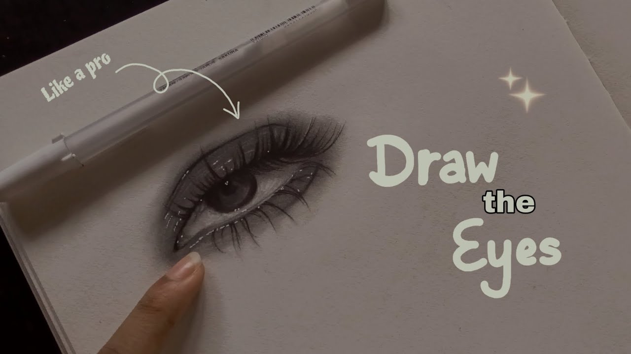 How to draw realistic eyes?