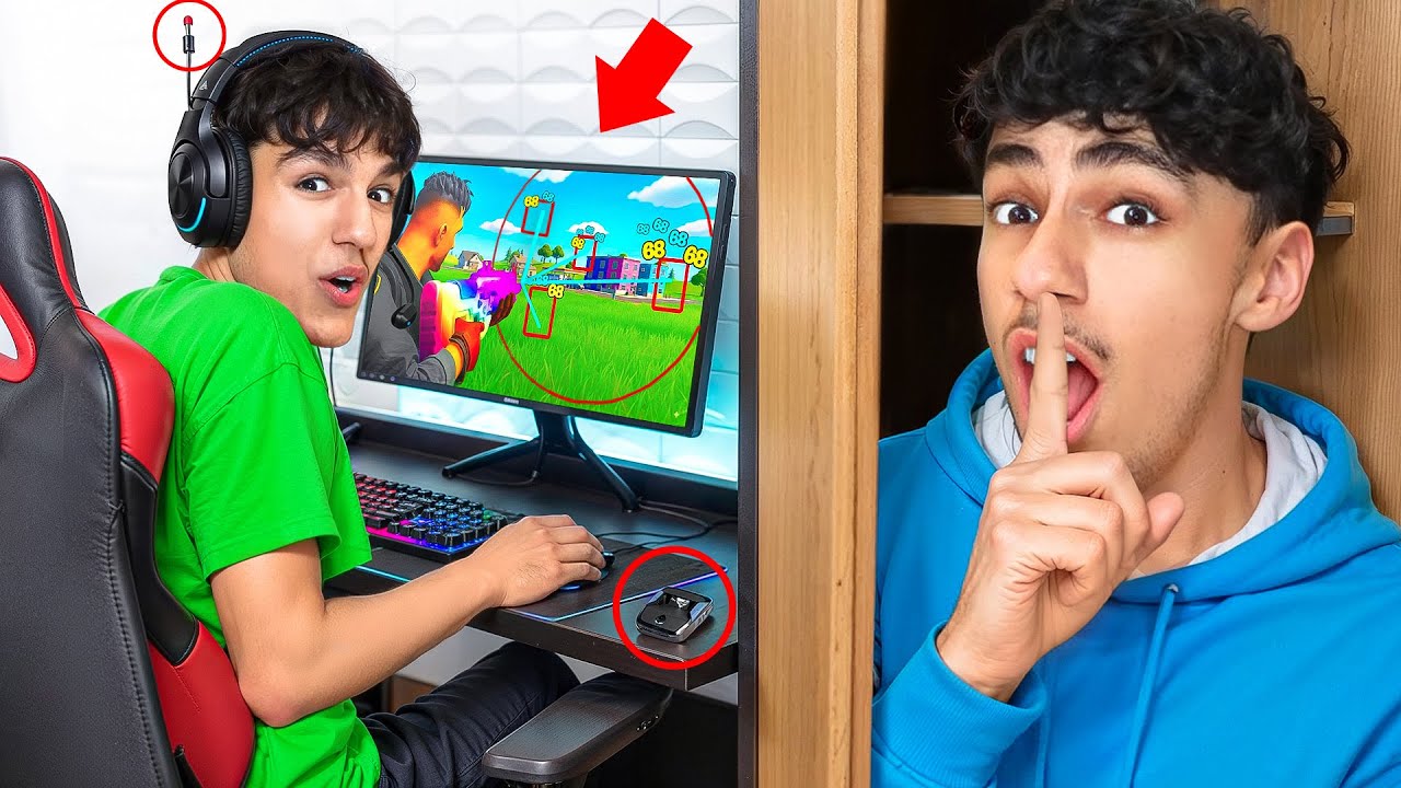 I Caught My Little Brother HACKING in Fortnite! (EXPOSED)