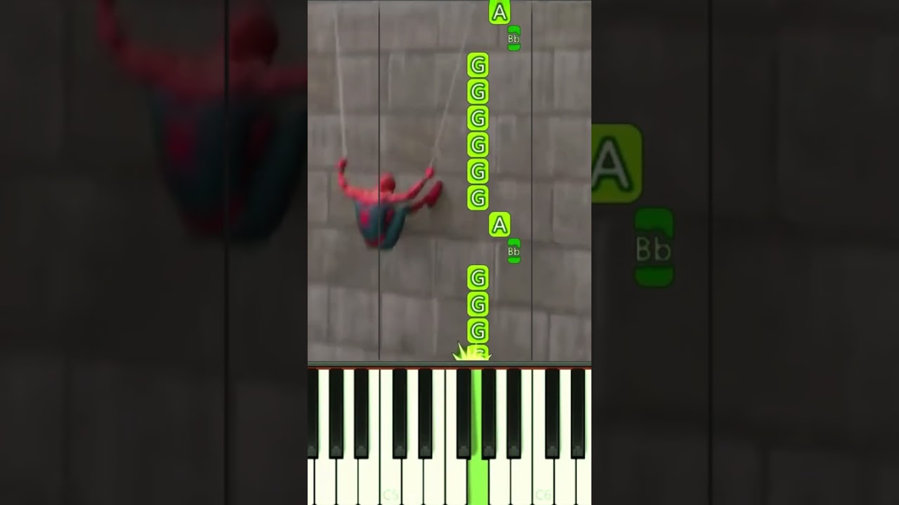 Washington Monument Scene On Piano! Spider-Man Homecoming #shorts